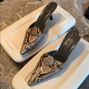 Hot Sale!! Stuart Weitzman snake skin appearance.
